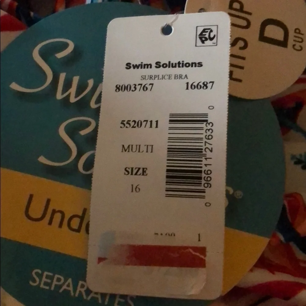 SWIM Solutions Sienna Surplice Bra Tankini Top